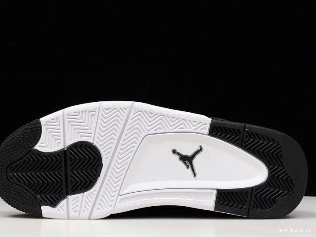 Metallic 4 Royalty 308497-032 Jordan Air Gold-White Black 0716